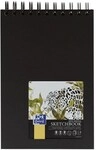 Oxford Sketchbook A5 Spiralbindung - 40 Blatt schwarz