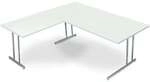Kerkmann Winkel-Schreibtisch &raquo;Artline Transparent&laquo; 200 cm 90&deg; Winkel
