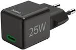 Hama Schnellladeger&auml;t &raquo;Super-Mini-Charger&laquo; 25 W schwarz, 2.75x2.75x2.9 cm