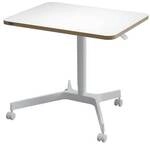 Leitz Manuell h&ouml;henverstellbarer Schreibtisch &raquo;Ergo Compact&laquo; 80 cm wei&szlig;,