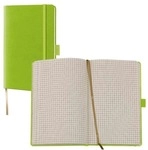 Lediberg Notizbuch &raquo;Tucson&laquo; kariert A6 lemongreen gold