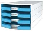 HAN Schubladenbox &raquo;IMPULS&laquo; DIN A4/C4 blau, 28x23.5x36.7 cm