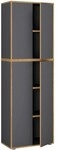 VCM Aktenschrank &raquo;Salia&laquo; 5 OH mittel grau, 60x183x32 cm