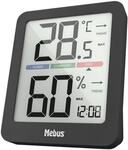 Mebus Digitales Thermo-/Hygrometer - schwarz schwarz
