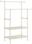 VASAGLE Kleiderst&auml;nder wei&szlig; 114/45/171 cm wei&szlig;, 114x171x45 cm