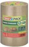 tesa 3x Packband &raquo;Papier Standard EcoLogo&laquo; 50 mm / 50 m 58292-00000-00 braun