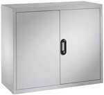 CP Stahlschrank mit Fl&uuml;gelt&uuml;ren 120 x 100 cm grau, 120x100x50 cm
