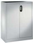 CP Stahlschrank mit Fl&uuml;gelt&uuml;ren 93 x 120 cm grau, 93x120x40 cm