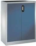 CP Stahlschrank mit Fl&uuml;gelt&uuml;ren 93 x 100 cm blau, 93x100x50 cm