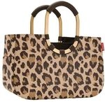 reisenthel Einkaufstasche &raquo;Loopshopper M&laquo; frame leo macchiato grau, 40x26x20 cm