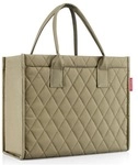 reisenthel Tragetasche &raquo;daily shopper rhombus olive&laquo; gr&uuml;n, 42x35x17 cm