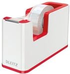 Leitz Tischabroller &raquo;WOW Duo Colour 5364&laquo; rot, 5.1x7.6x12.6 cm