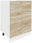 VCM Unterschrank &raquo;Esilo&laquo; 60 cm breit 2 T&uuml;ren braun, 60x46 cm