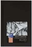 Oxford Sketchbook A6 gebunden - 96 Blatt schwarz