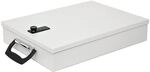 Wedo Dokumentenkassette f&uuml;r DIN A4 mit Zahlenschloss grau, 35.5x6.7x26 cm