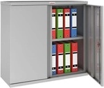 Phoenix Stahlschrank, abschlie&szlig;bar, zerlegt, 91 x 32 x 74 cm Lichtgrau