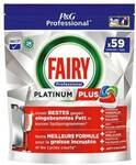 FAIRY Sp&uuml;lmaschinentabs &raquo;Professional Platinum Plus&laquo; 59 St&uuml;ck wei&szlig;