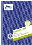Avery Zweckform Formularbuch 1230 &raquo;Rechnung&laquo; A5, 1-fach, Recyclingpapier wei&szlig;,