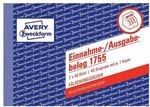 Avery Zweckform Formularbuch &raquo;Einnahme-/Ausgabebeleg mit Dokumentendruck&laquo; (2-fach)
