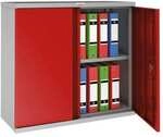 Phoenix Stahlschrank, abschlie&szlig;bar, zerlegt, 91 x 32 x 74 cm rot