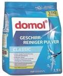 domol Geschirr-Reiniger Pulver &raquo;Classic&laquo; 1,5 kg (100 Sp&uuml;lg&auml;nge) blau