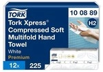 Tork Papierhandt&uuml;cher &raquo;Xpress&reg; Compressed Soft H2 Premium&laquo; 2-lagig wei&szlig; 12x
