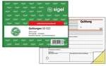 Sigel Formularbuch &raquo;Quittung inkl. MwSt.&laquo; SD022 gelb, 14.8x10.5 cm