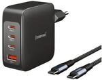 Intenso Schnellladeger&auml;te-Set mit Kabel Power Adapter W140A3C GaN + C520C 3x USB-C +