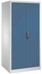 CP Stahlschrank mit Fl&uuml;gelt&uuml;ren 93 x 195 cm 8924-00 7035/x blau, 93x195x80 cm