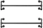 Songmics Wandgarderobe schwarz 112/30/29,3 cm schwarz, 112x29.3x30 cm