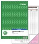 Sigel Formularbuch &raquo;Kassenabrechnung&laquo; KG425 rosa, 21x29.7 cm