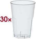 STARPAK Mehrweg-Trinkbecher 0,3 l 30 St&uuml;ck, 8x8 cm