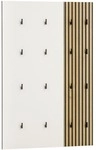 M&ouml;belpartner Wandgarderoben-Set &raquo;Alexa&laquo; Paneeloptik/Cremebeige, 73.5x109x2.6 cm