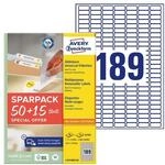 Avery Zweckform Universal-Etiketten wiederabl&ouml;sbar wei&szlig; 25,4x10 mm 12285...