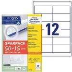 Avery Zweckform Universaletiketten permanent wei&szlig; 97x42,3 mm 780 St&uuml;ck 4781-65