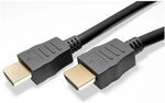 goobay HDMI-Kabel HDMI 2.1 2.0 m schwarz