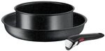 Tefal Pfannen-Set 3-tlg. &raquo;INGENIO BLACK STONE&laquo; schwarz