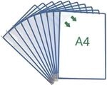 Tarifold 10er Set Sichttafeln Easy Load mit Drehzapfen A4 blau