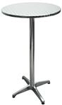 Garden Pleasure Stehtisch &raquo;Bistro&laquo; rund &Oslash; 60 cm silber, 60x110x60 cm