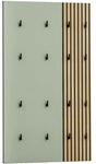 M&ouml;belpartner Wandgarderoben-Set &raquo;Alexa&laquo; gr&uuml;n, 73.5x109x2.6 cm
