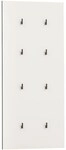 M&ouml;belpartner Wandgarderobe &raquo;Alexa&laquo; Cremebeige, 49x109x2.6 cm