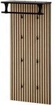 M&ouml;belpartner Wandgarderobe &raquo;Loft&laquo; schwarz, 50x110.6x20.9 cm