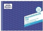 Avery Zweckform Formularbuch &raquo;Materialanforderung&laquo; gelb, 14.8x21 cm