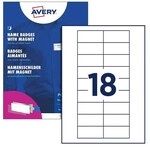 Avery Zweckform Namensschild mit Magnetbefestigung &raquo;Polar&reg; Anthrazit&laquo; 70,0/30,0