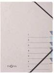 Pagna Ordnungsmappe &raquo;Easy Grey&laquo; 7-teilig blau, 24x32x4 cm