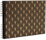 EXACOMPTA Fotoalbum N&eacute;o D&eacute;co 32x22 cm 50 Seiten schwarz, 32x3 cm
