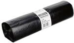 Deiss 10 M&uuml;llbeutel aus Recyclingmaterial 240 Liter schwarz schwarz, 65x135 cm