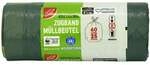 Gut & G&uuml;nstig 25 M&uuml;lls&auml;cke 60 L aus Recyclingmaterial mit Zugband grau,...