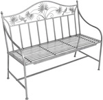 Garden Pleasure Gartenbank &raquo;Talin&laquo; f&uuml;r 2 Personen silber, 111x84 cm