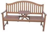 Garden Pleasure Holz-Gartenbank &raquo;Phuket&laquo; f&uuml;r 3 Personen braun, 150x105 cm